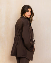 Soft Cinched jacket - Brown