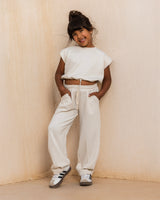 Soft Cinched Set Cream - Kids