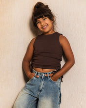 Adjustable Tank Top Brown - Kids