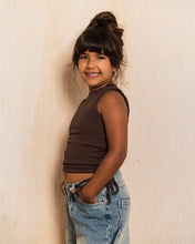 Adjustable Tank Top Brown - Kids