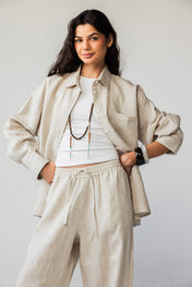 Tamaa edit Linen Shirt - Beige