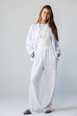 Tamaa edit Linen Shirt - White