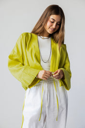 The Dune Tie - Lime Yellow