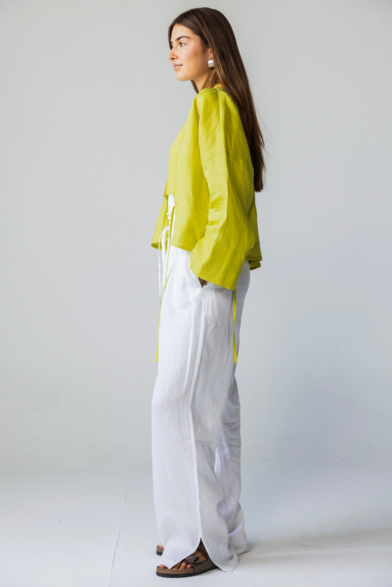 The Dune Tie - Lime Yellow