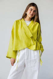 The Dune Tie - Lime Yellow