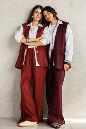 Settle In Edit Burgundy Set- Adult