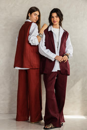 Settle In Edit Burgundy Set- Adult