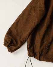 Threaded Motif Suede Jacket Brown - Adults
