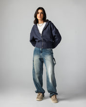 The Pleated Zip-Up Air Force Blue - Adults