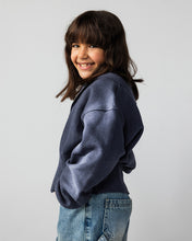 The Pleated Zip-Up Air Force Blue - Kids