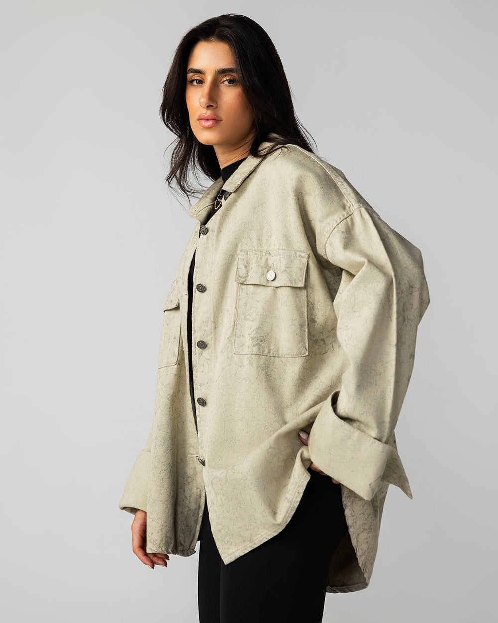 The Paint-Storm Shirt Olive
