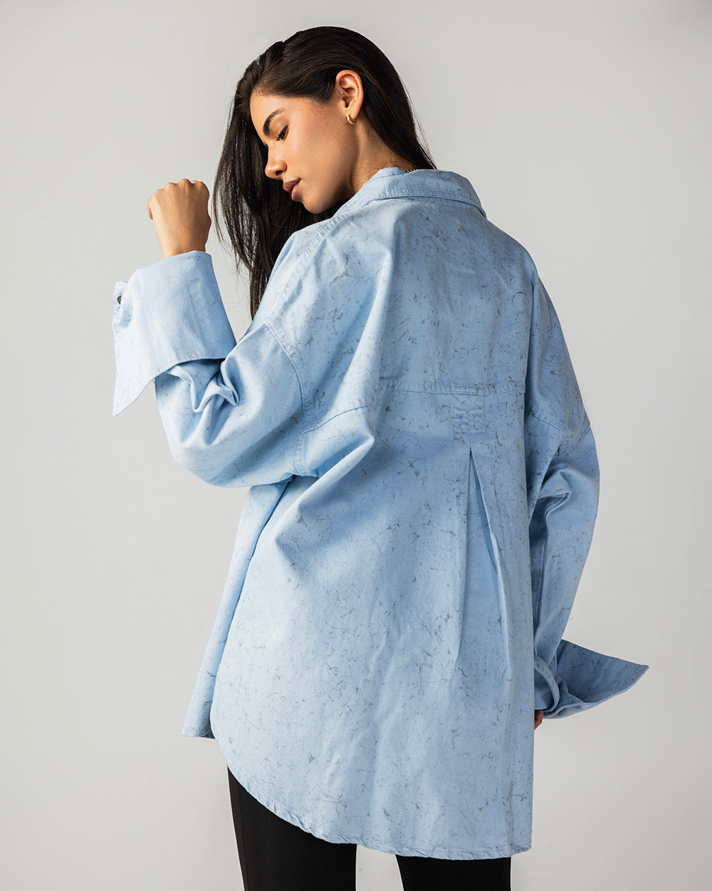The Paint-Storm Shirt Light Blue