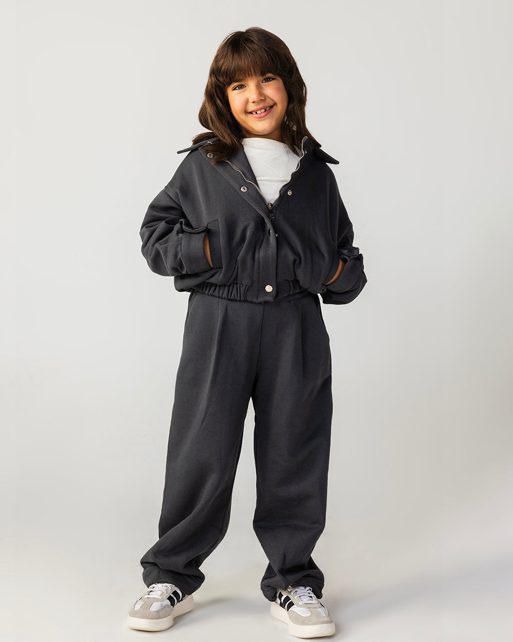 The Go To Set Charcoal - Kids
