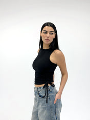 Adjustable Tank Top Black - Adults