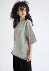 Not So Basic Tshirt-Sage Green-Adults