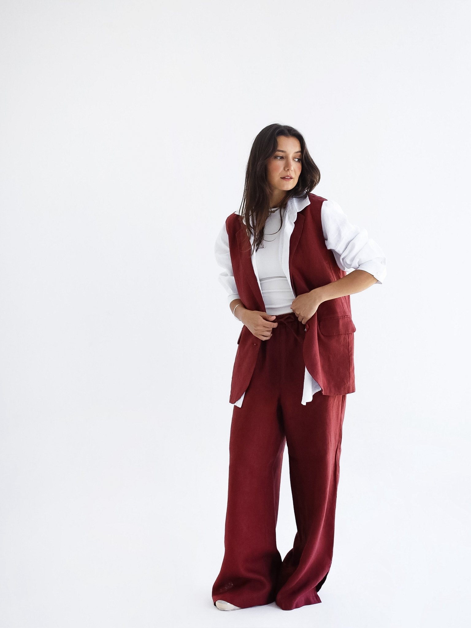 Settle In Edit Burgundy Set- Adult