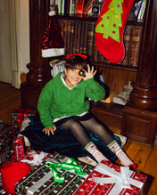 Cable Sweater Green - Kids