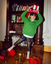 Cable Sweater Green - Kids