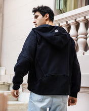 Midnight Zip Relaxed Hoodie