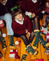 Cable Sweater Burgundy- Kids