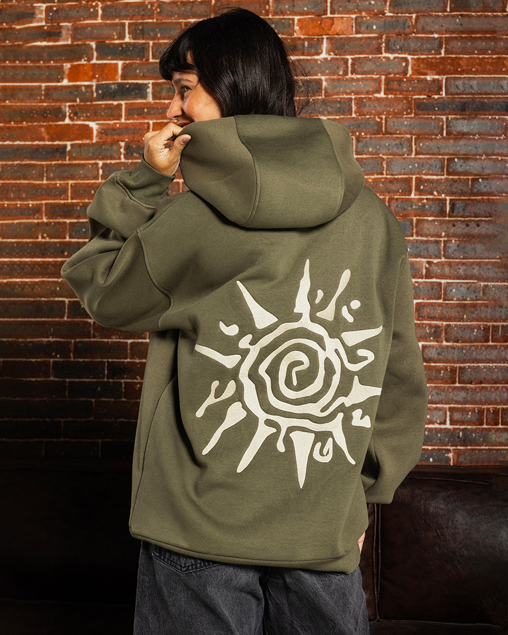 The Rays Embroidered Hoodie - Adults