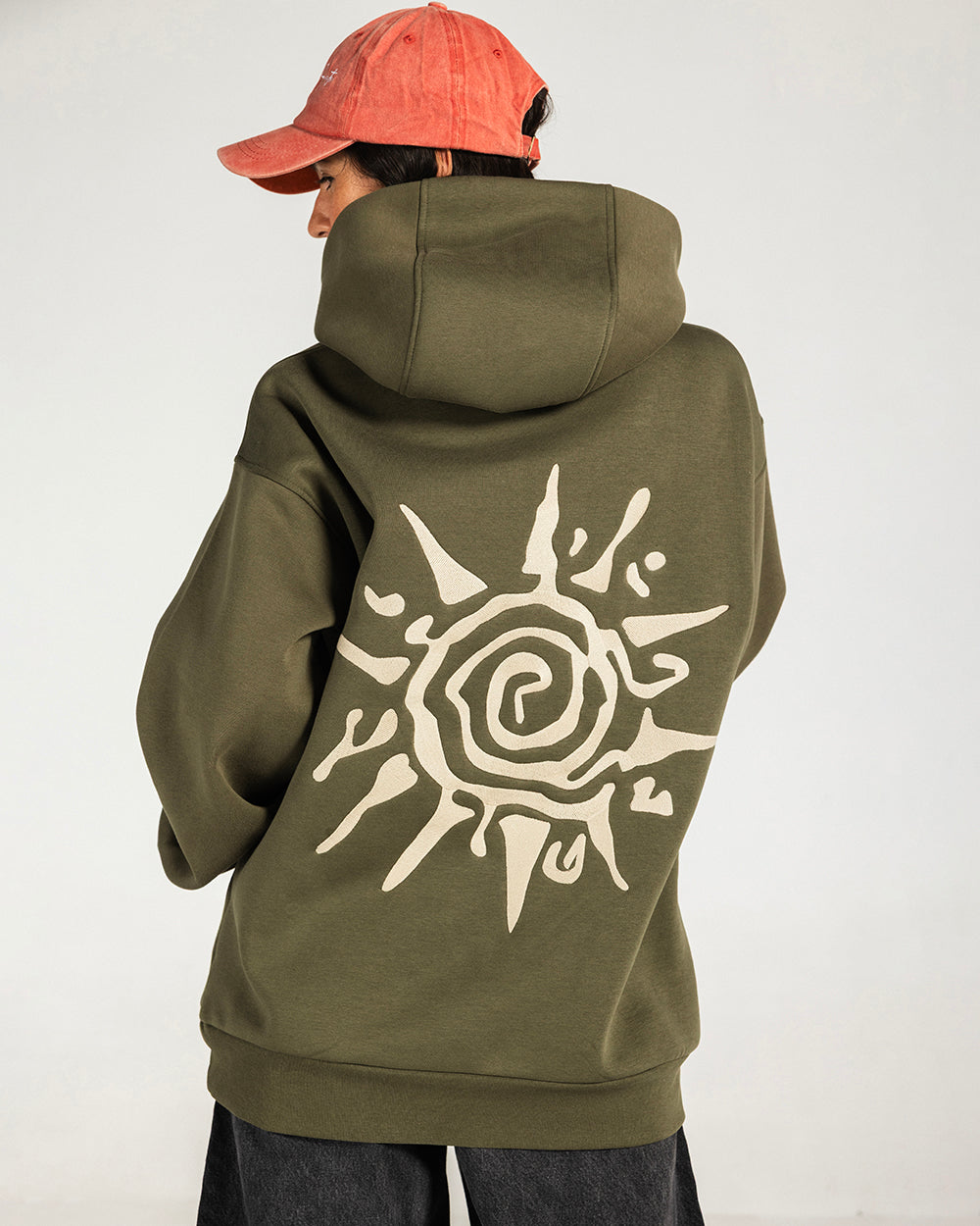 The Rays Embroidered Hoodie - Adults