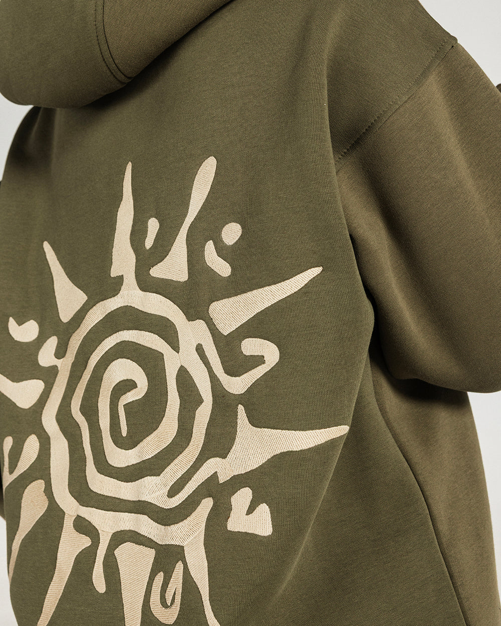 The Rays Embroidered Hoodie - Adults