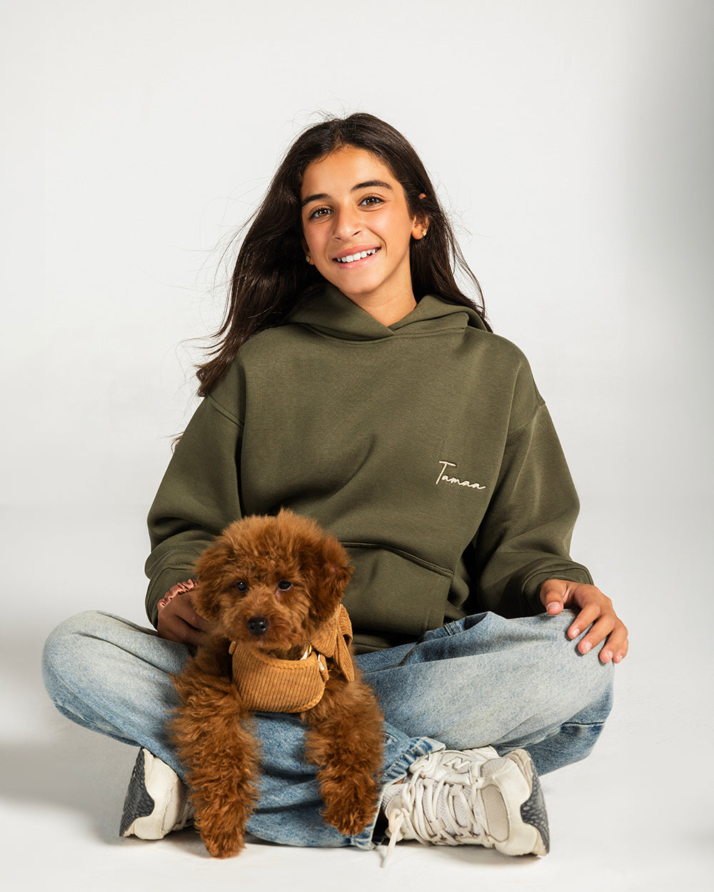 The Rays Embroidered Hoodie - Kids