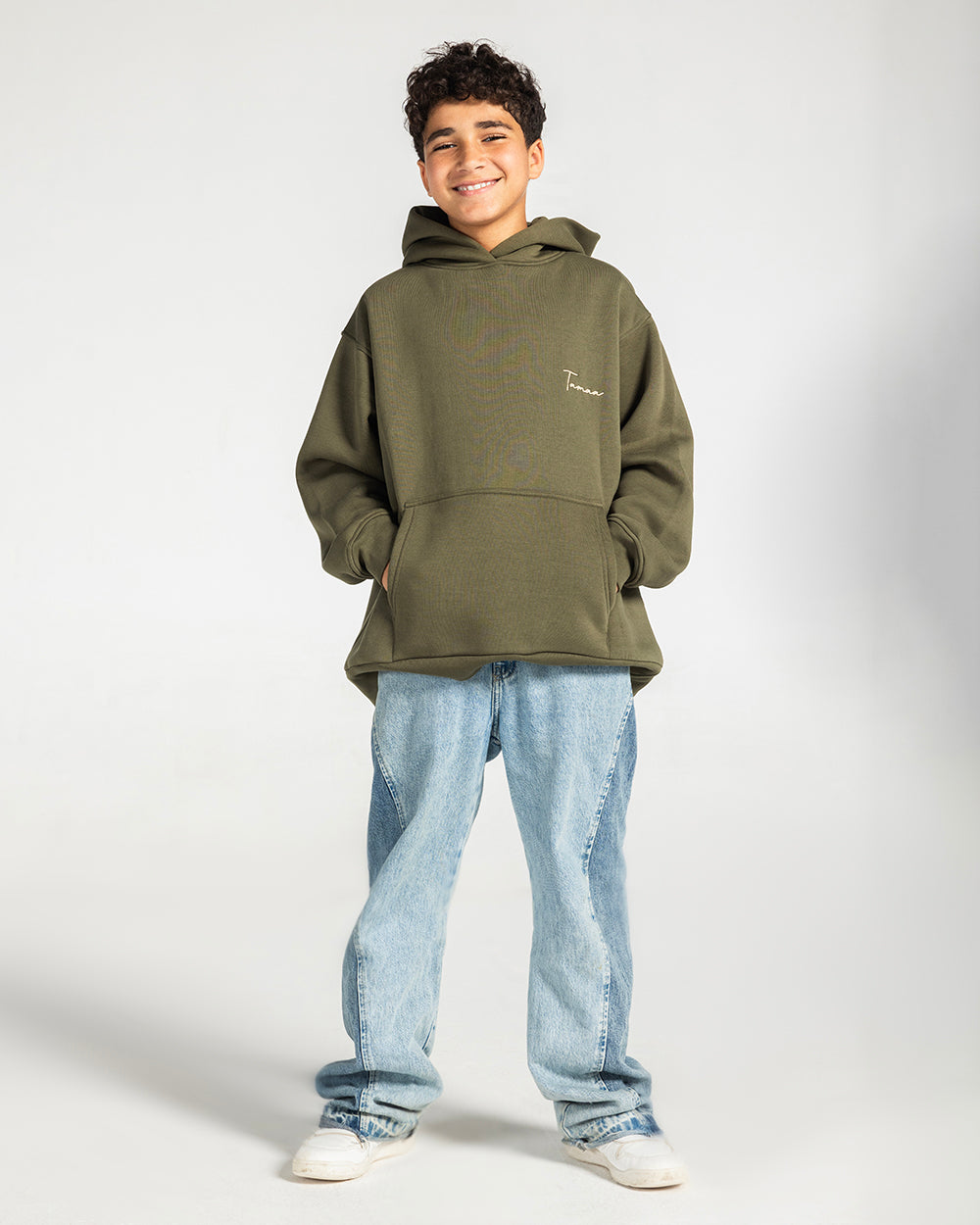 The Rays Embroidered Hoodie - Kids
