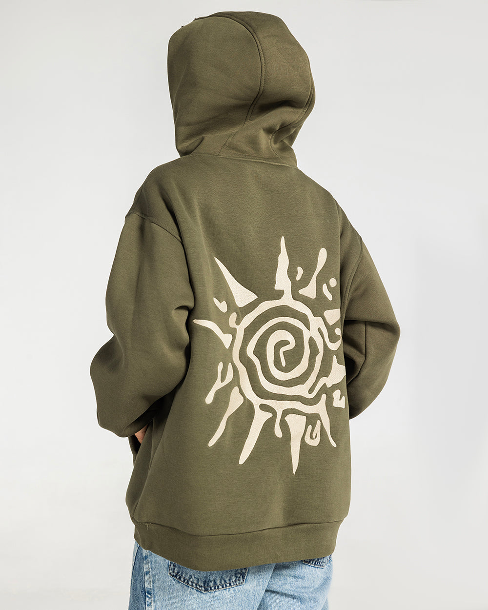 The Rays Embroidered Hoodie - Kids