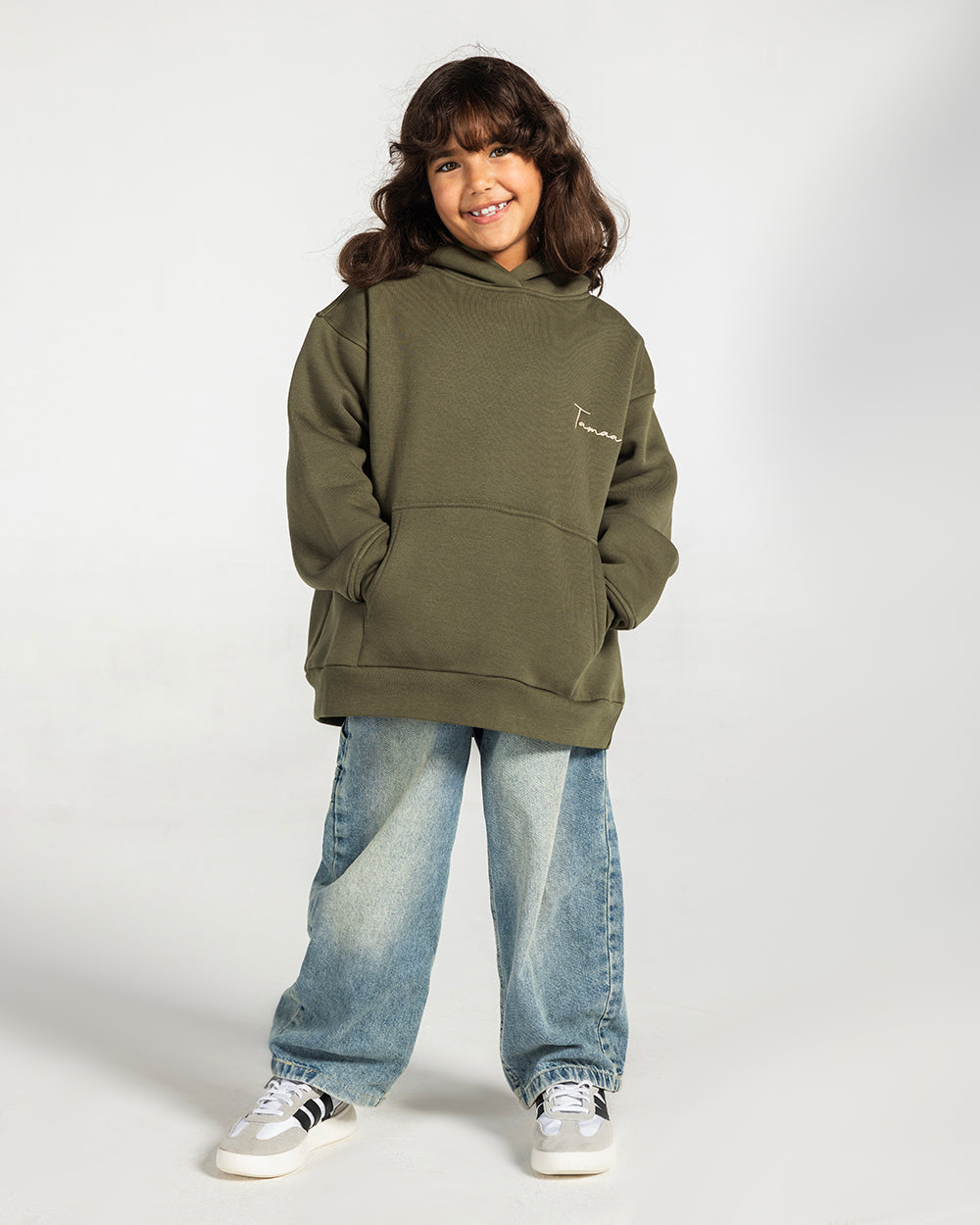 The Rays Embroidered Hoodie - Kids
