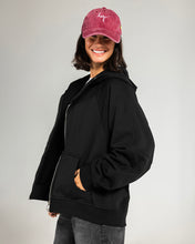 Midnight Zip Relaxed Hoodie