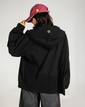 Midnight Zip Relaxed Hoodie