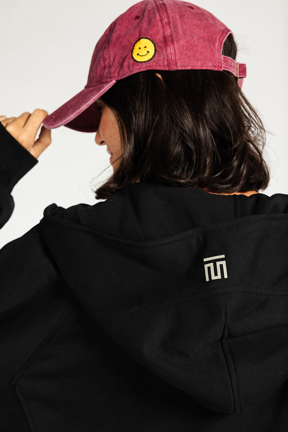 Midnight Zip Relaxed Hoodie