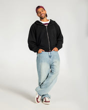 Midnight Zip Relaxed Hoodie
