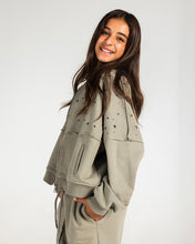 The Element Studded Set Pastel Olive - Kids