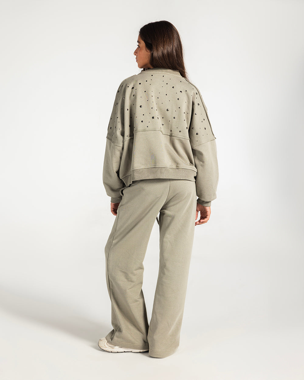 The Element Studded Set Pastel Olive - Kids