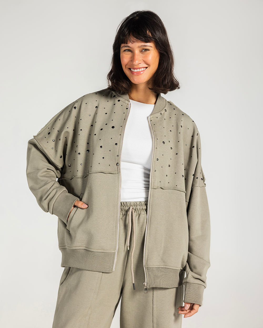The Element Studded Set Pastel Olive - Adults