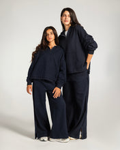 The Essential Half-Zip Set Navy - Kids
