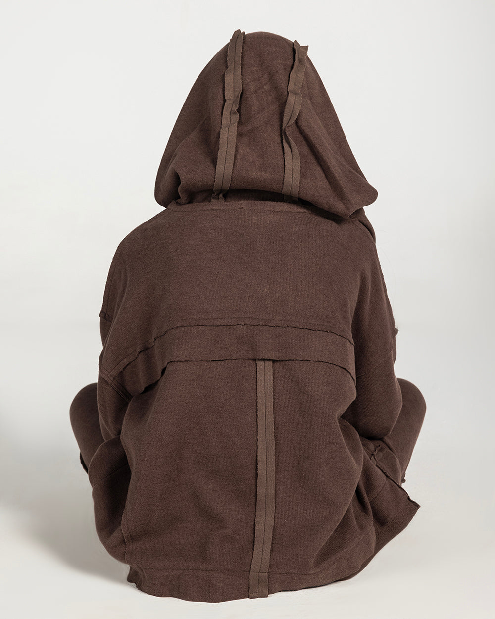 The Essential Half-Zip Set Brown - Kids