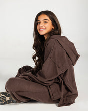 The Essential Half-Zip Set Brown - Kids