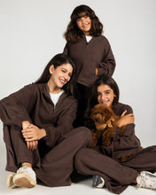 The Essential Half-Zip Set Brown - Adults