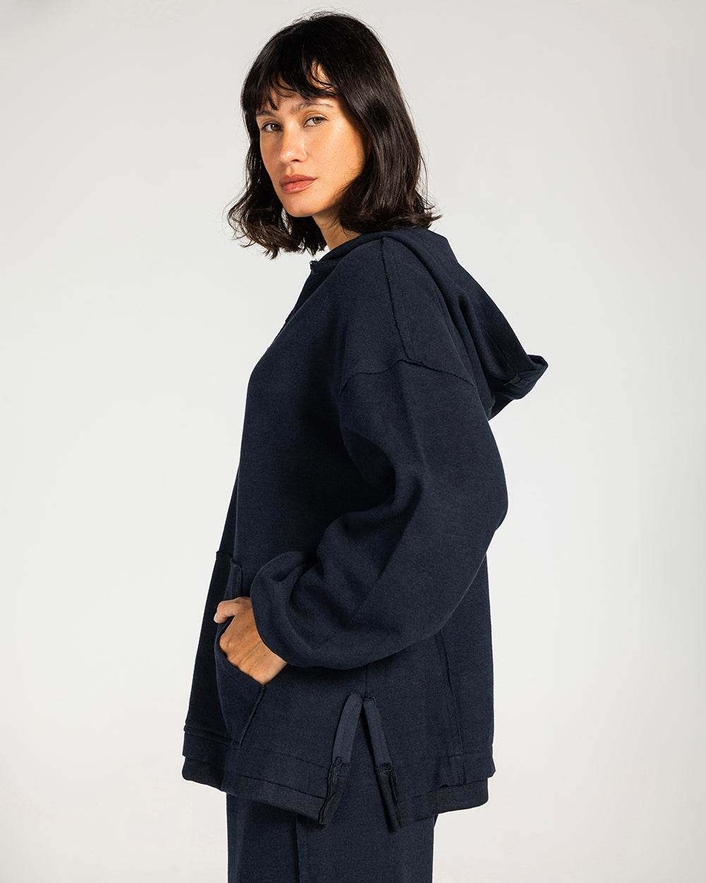 The Essential Half-Zip Set Navy - Adults