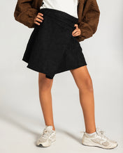 The Contour Suede Skirt Black - Kids