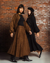 The Contour Suede Skirt Brown - Adults
