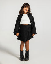 The Contour Suede Skirt Black - Kids