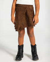 The Contour Suede Skirt Brown - Kids