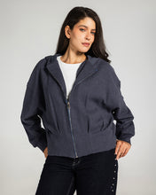 The Pleated Zip-Up Air Force Blue - Adults