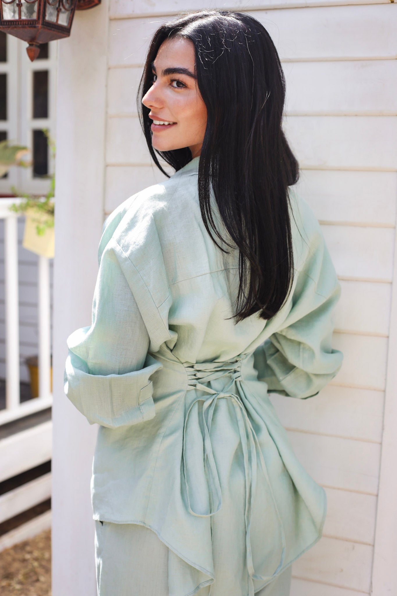 The Fit Linen set - Mint