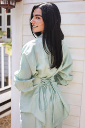 The Fit Linen set - Mint